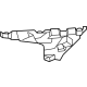 Kia 92151L2500 Head Lamp Mounting Support Bracket Kia 92151L2500 Head Lamp Mounting Support Bracket