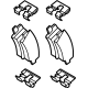 Kia 58302ESA00 Rear Disc Brake Pad Kit Kia 58302ESA00 Rear Disc Brake Pad Kit