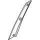 Kia 82260DO000 GARNISH ASSY-DR FRAM