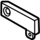 Kia 86637XG000 Rear Beam Bracket Lower