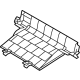 Kia 89080DO600DFS SHIELD COVER-REAR SE