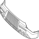 Kia 86610XA000BKL Rear Bumper Cover Assembly