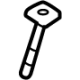 Kia 89722H9000RBQ Rear Seat Headrest Guide Assembly