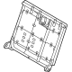 Kia 89410GG100 Rear Seat Back Frame Assembly