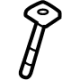 Kia 89721H9000RBQ Rear Seat Headrest Guide Assembly