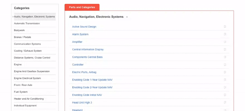 Help Me Locate a Part Using the Parts Catalog - Kia Parts Now Help Center